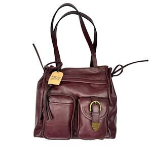 NWT Frye & Co Barolo Red Tote Bag